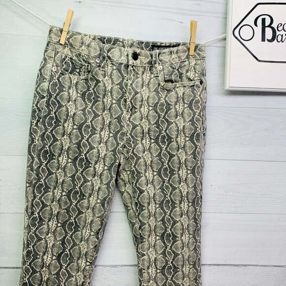 BLANKNYC Womens The Bond Mid Rise Skinny in Snake Along Stretch Denim Size 27 - Picture 7 of 13